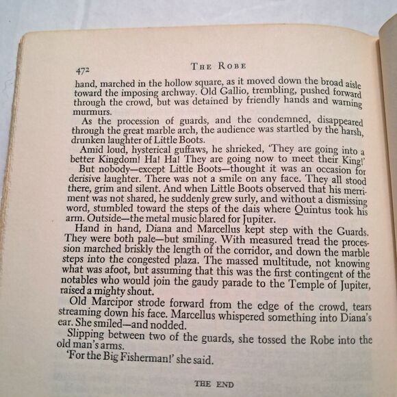 The Robe by Lloyd C. Douglas Hardcover Book - Picture 11 of 15